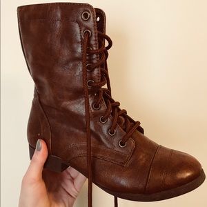 Brown Leather Boots👞